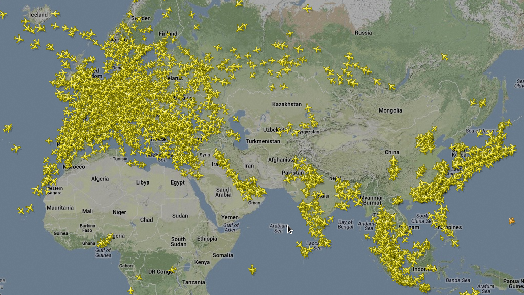 Flightradar24: tutto il traffico aereo nelle tue mani