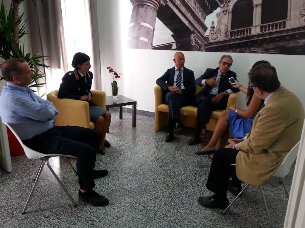 Il questore Longo visita la redazione di NewSicilia