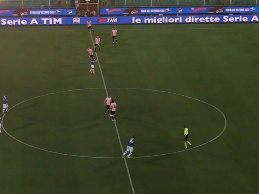 Il Palermo fa un passo avanti, ma con la Samp alla fine è solo pari