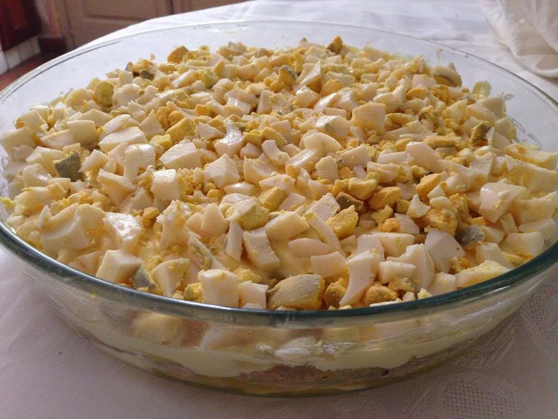 Torta fredda di patate e tonno