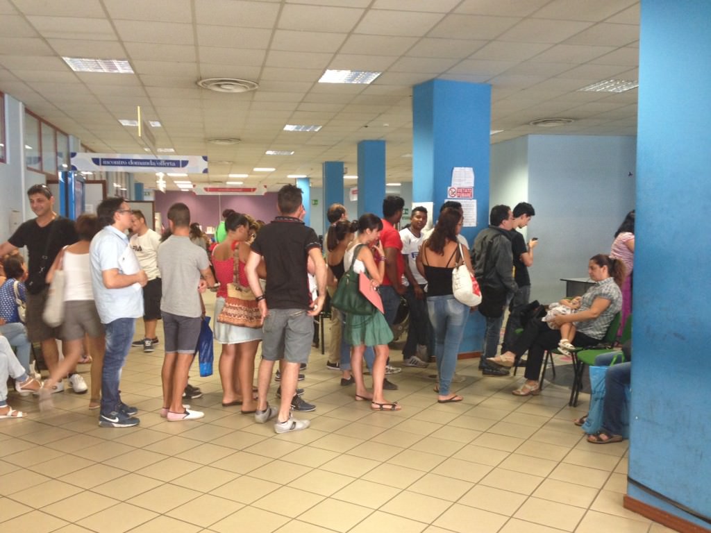 In picchiata il tasso di occupazione giovanile nelle grandi città del Sud