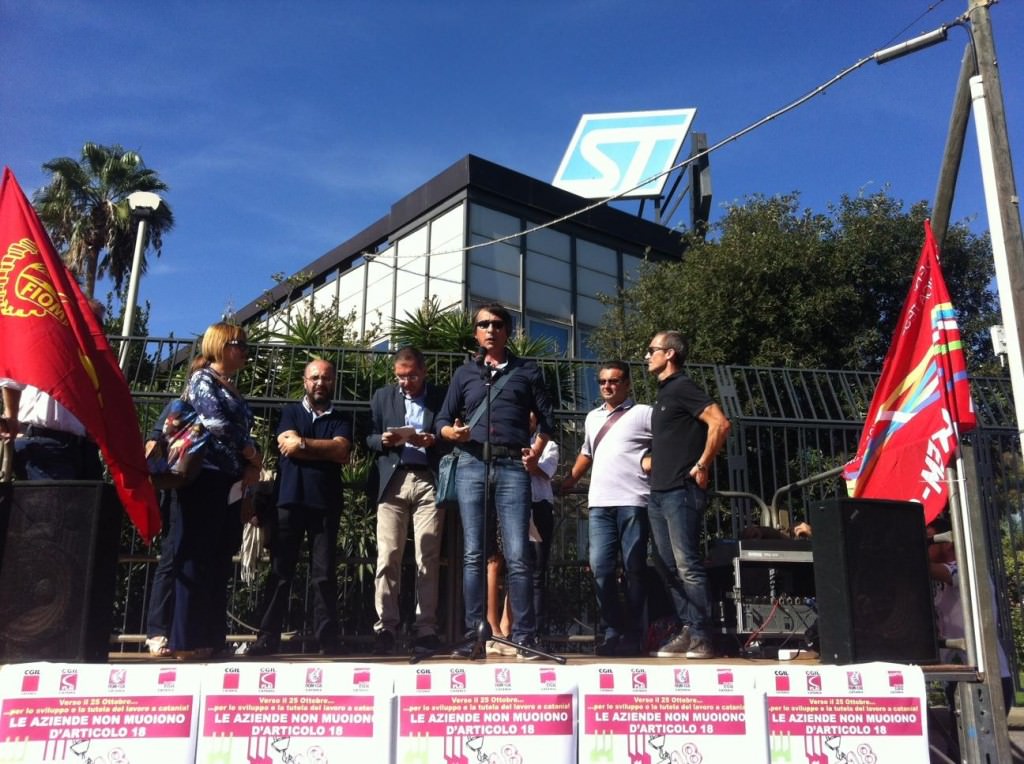 Catania, Potetti (Fiom-CGIL): “Renzi non riforma, taglia”