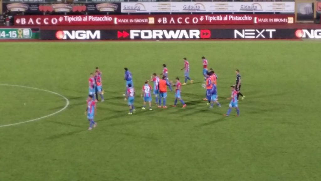 Catania vulcanico e altri tre punti in tasca. Entella in ginocchio