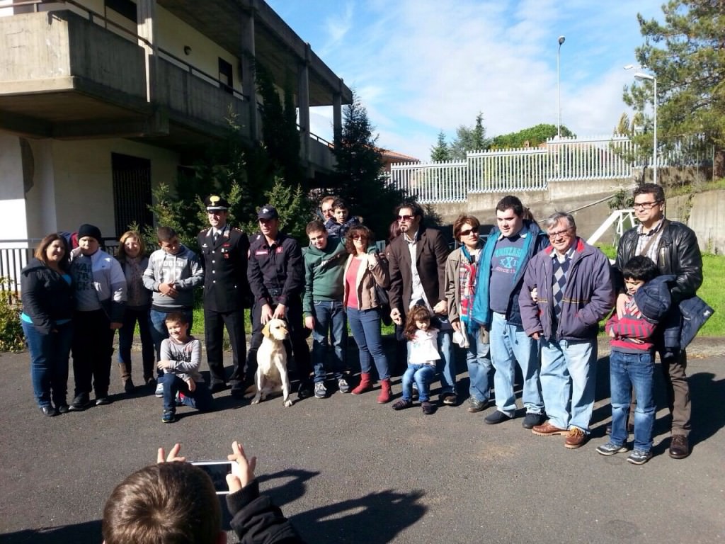 Nicolosi, bambini visitano gruppo cinofilo dei carabinieri