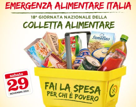 Anche a Catania sabato 29 la “colletta alimentare”