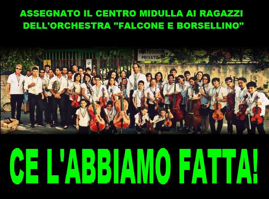 Catania, l’orchestra Falcone Borsellino da martedì all’ex cinema Midulla