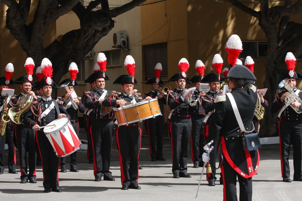 Concerto della Fanfara dei Carabinieri a Palermo