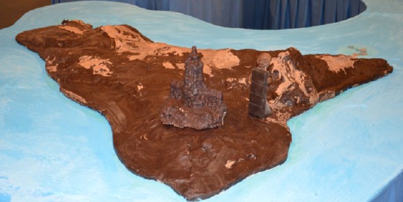 A Modica sculture e pitture di cioccolato realizzate dal vivo