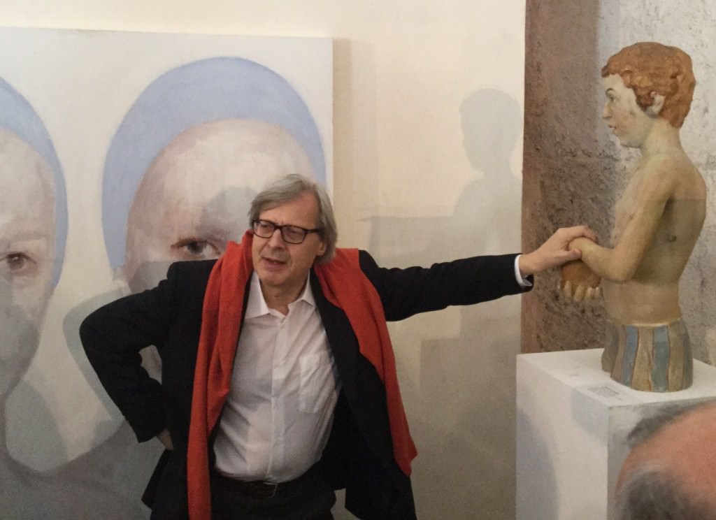 A Catania Sgarbi presenta la mostra “Artisti di Sicilia”