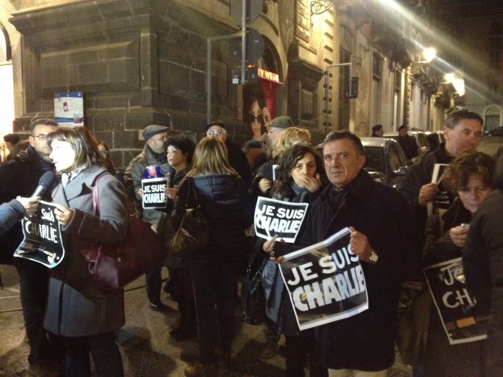 Charlie Hebdo: anche a Catania sit-in di solidarietà