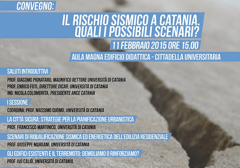 Rischio sismico a Catania. Convegno sui “possibili scenari”