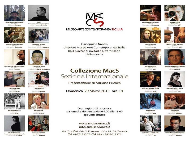 Catania, inaugurata la collezione “MacS. Sezione Internazionale”