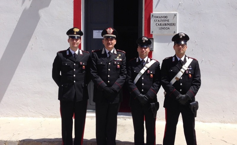 Comandante dei carabinieri a Linosa e Lampedusa