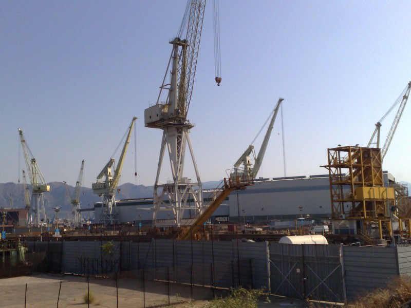 Continua la protesta dei lavoratori del Cantiere Navale di Palermo