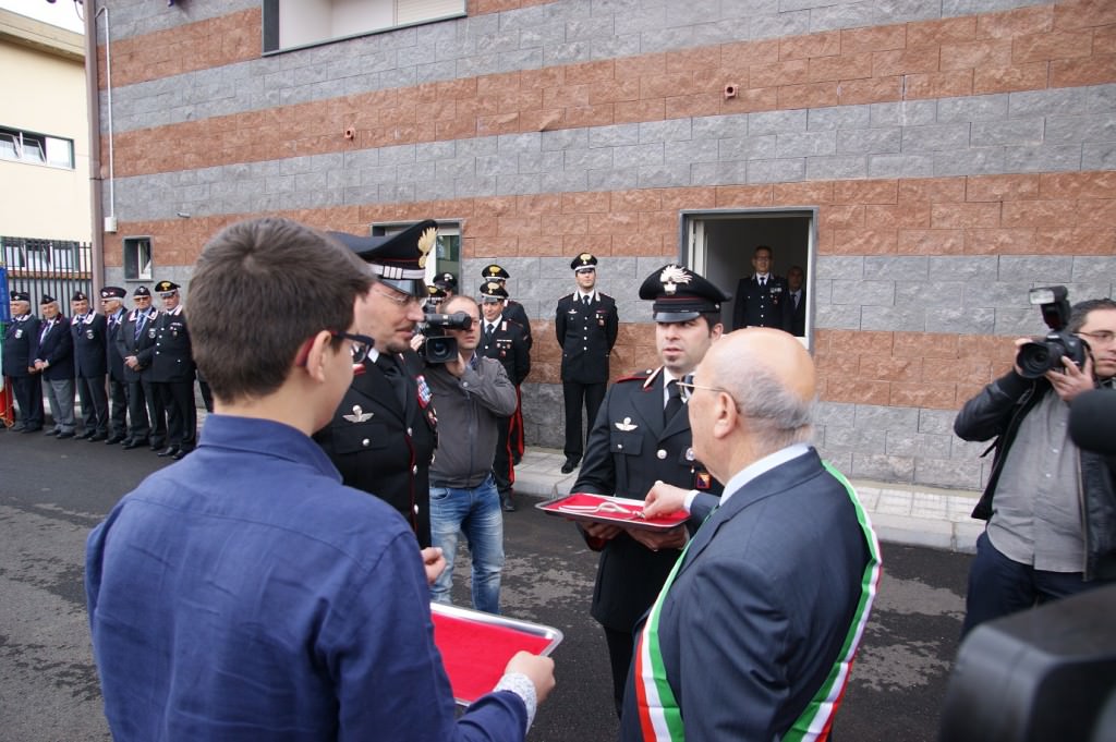 Bronte, consegnata nuova caserma dei carabinieri
