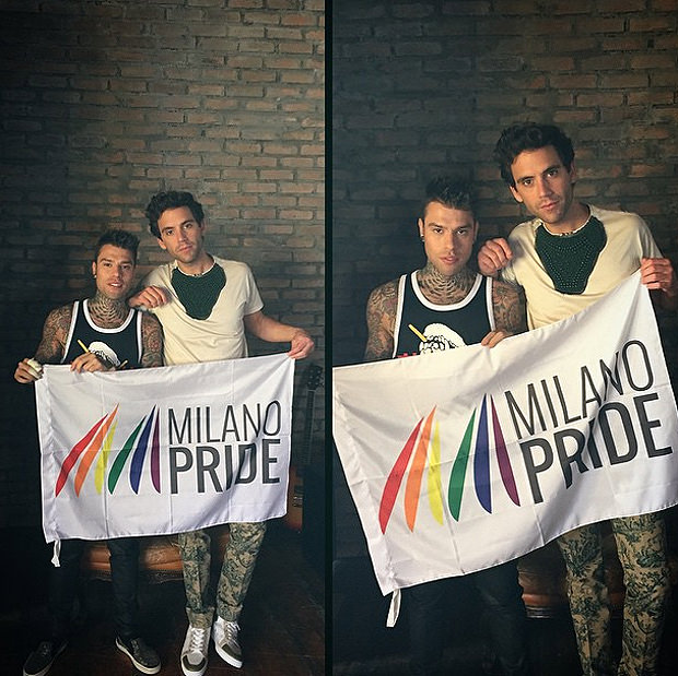 Fedez e Mika a sostegno di Milano Gay Pride 2015