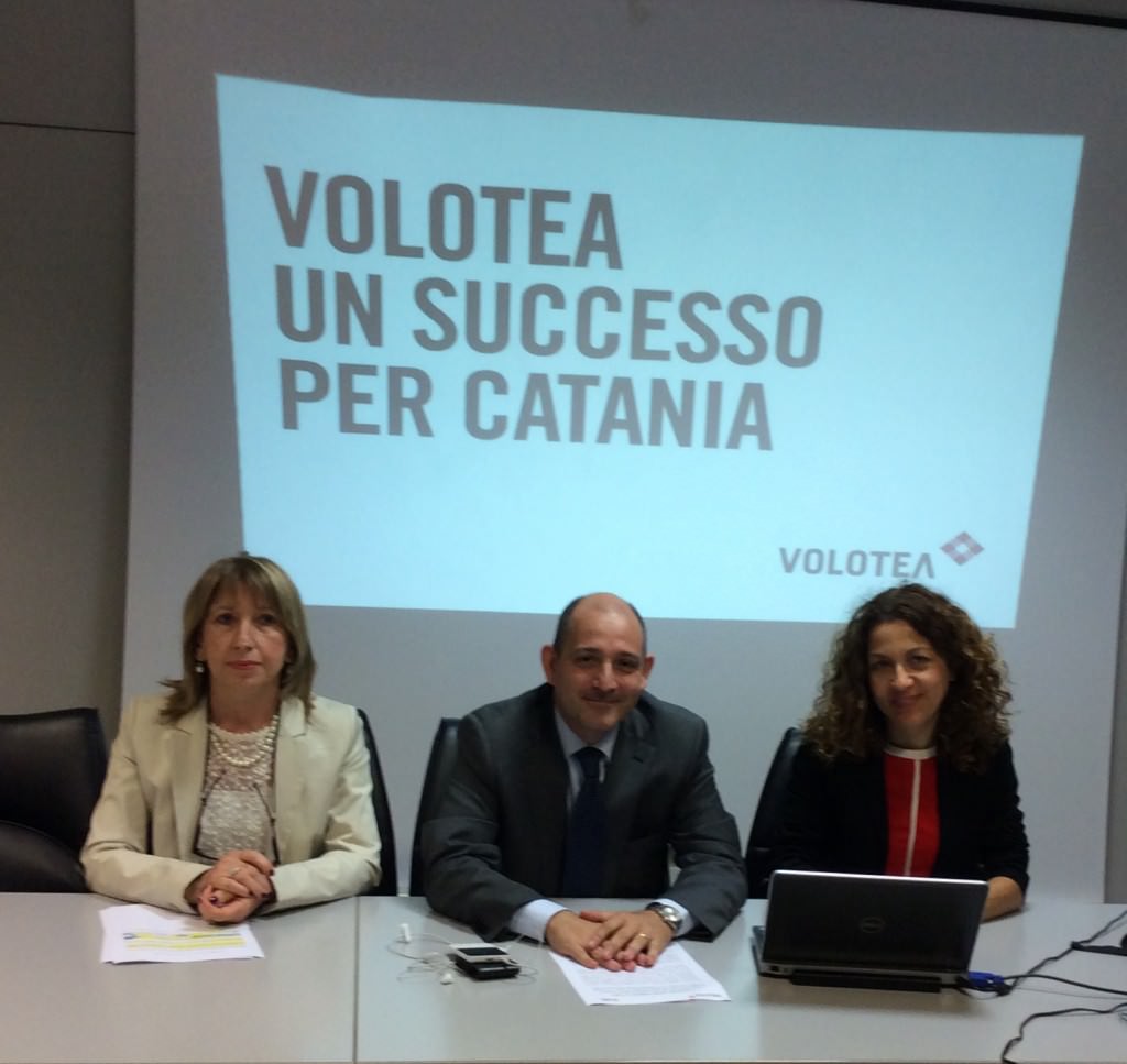 Volotea raddoppia l’offerta dei voli su Catania