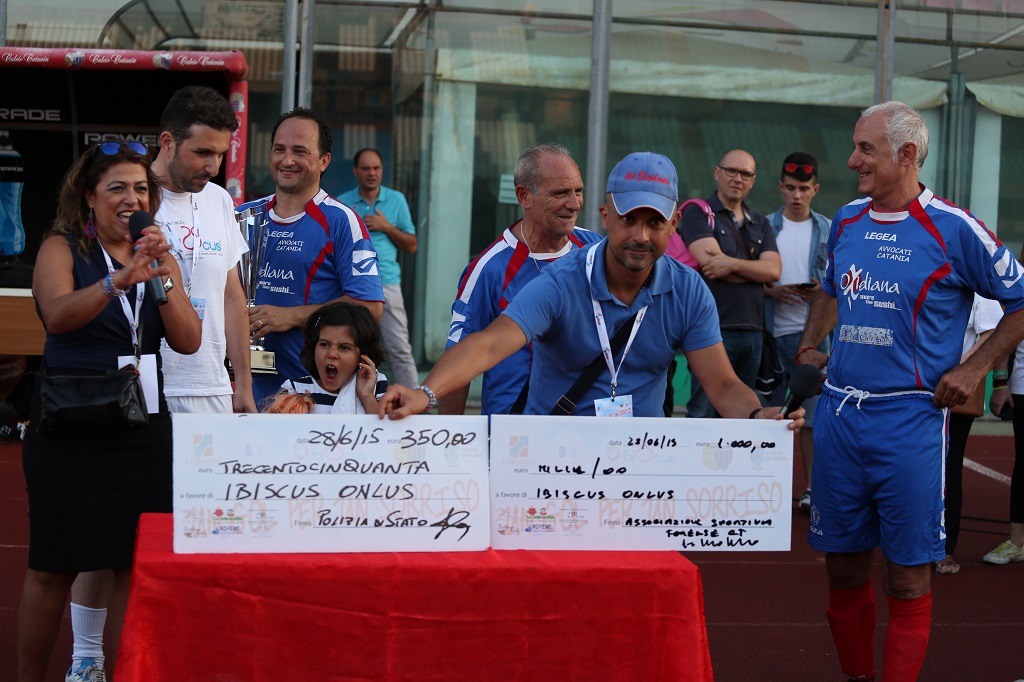 Al Cibali gran festa con “Un gol per un sorriso” Al Cibali gran festa con “Un gol per un sorriso”