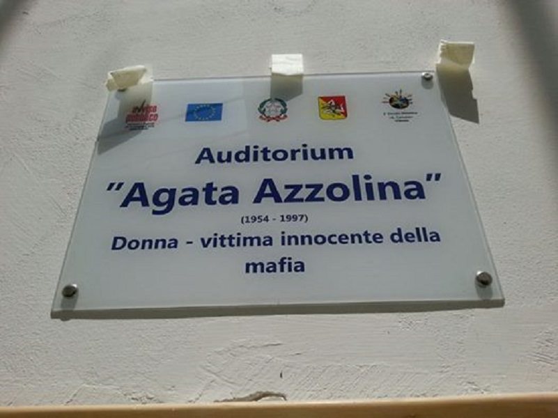 Auditorium di Vittoria dedicato ad Agata Azzolina, vittima di mafia