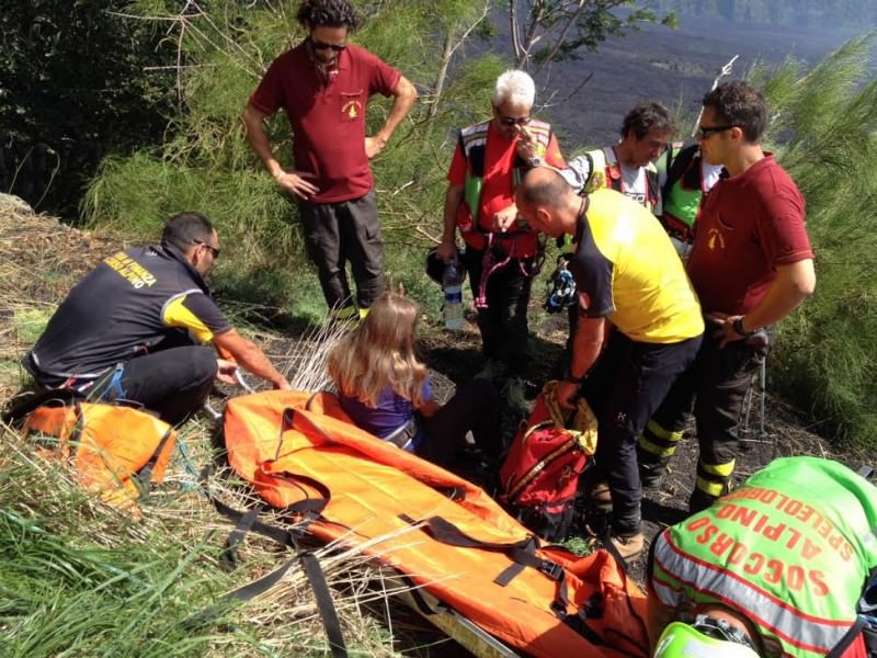 Soccorsa e salvata turista francese sull’Etna