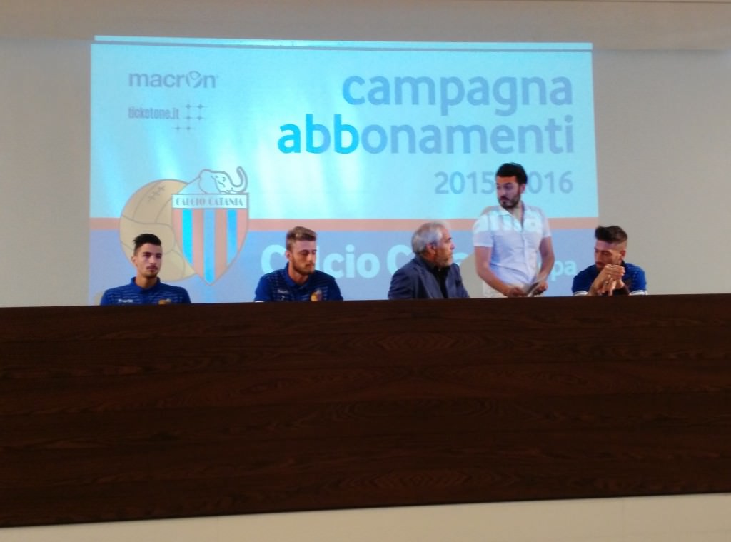 Presentati De Rossi, Bacchetti e Calderini: “Il Catania non si può rifiutare”