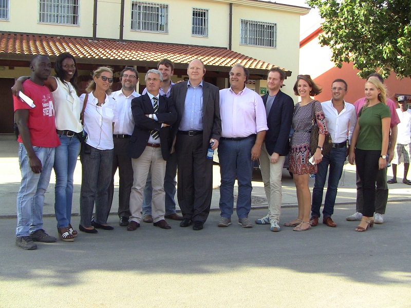 Delegazione di parlamentari tedeschi in visita al Cara di Mineo