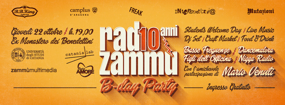 #zammu10, auguri Radio Zammù! La radio dell’Università di Catania compie 10 anni
