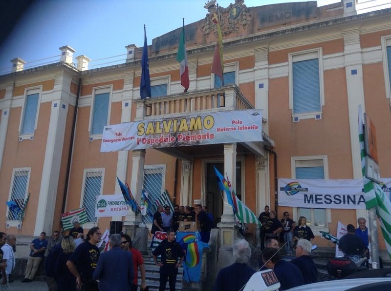 Continua la battaglia per “salvare” l’ospedale Piemonte di Messina