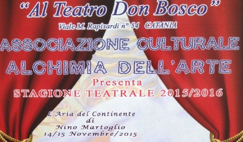 Teatro Don Bosco: “L’aria del continente” apre la stagione