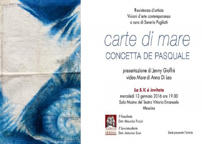 Inaugurazione mercoledì 13 al teatro Vittorio Emanuele di Messina della mostra “Carte di Mare”