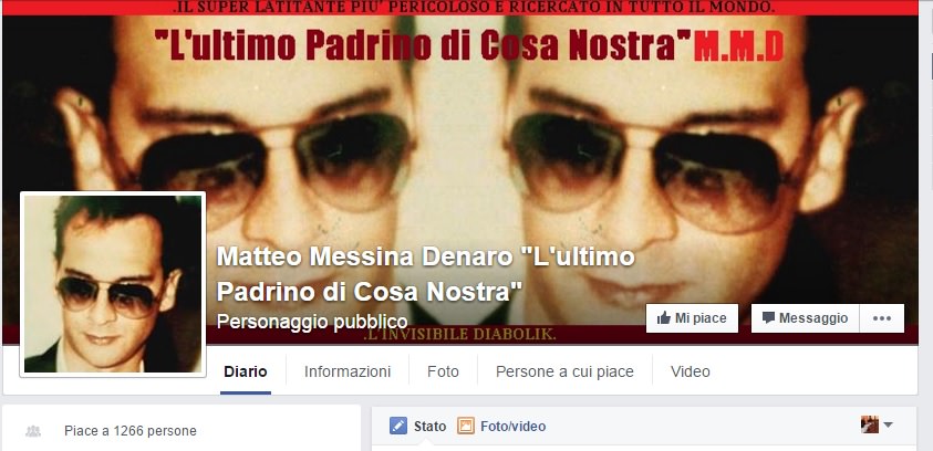 Matteo Messina Denaro: è bufera sulla pagina Facebook