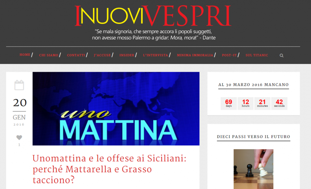 L’editore Busalacchi querela Panella per le sue frasi infelici sui siciliani