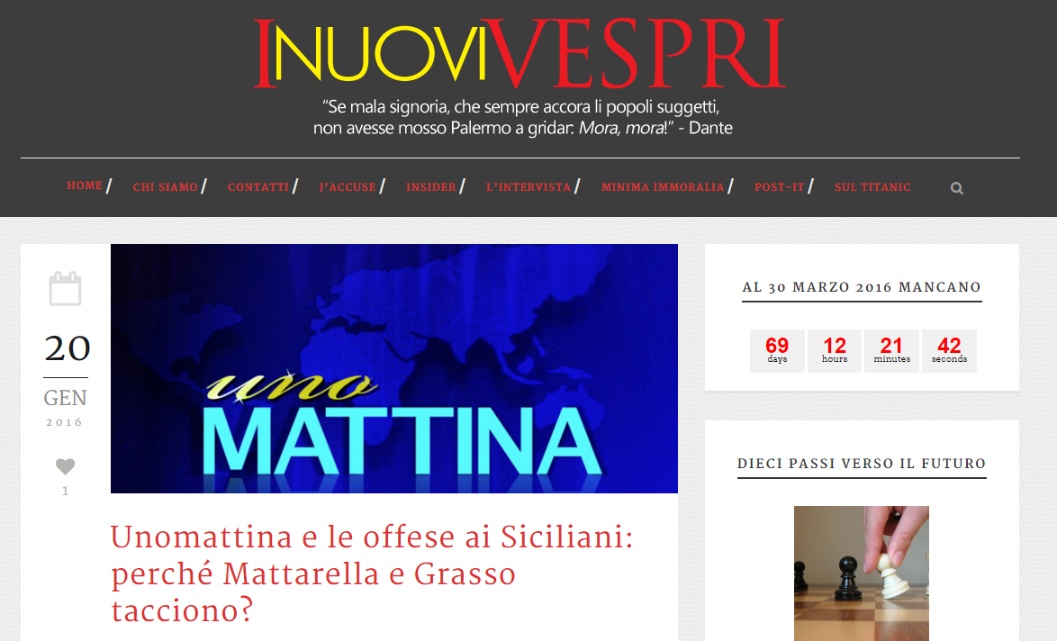 L’editore Busalacchi querela Panella per le sue frasi infelici sui siciliani