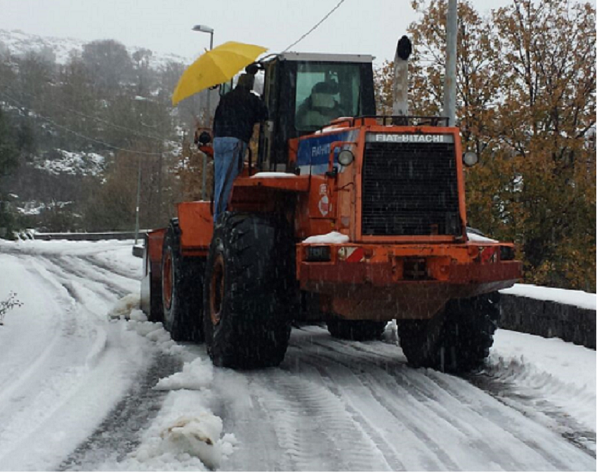 Emergenza neve a Mascali: gli interventi del Comune