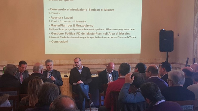 Milazzo, incontro a Palazzo D’Amico per discutere del Masterplan