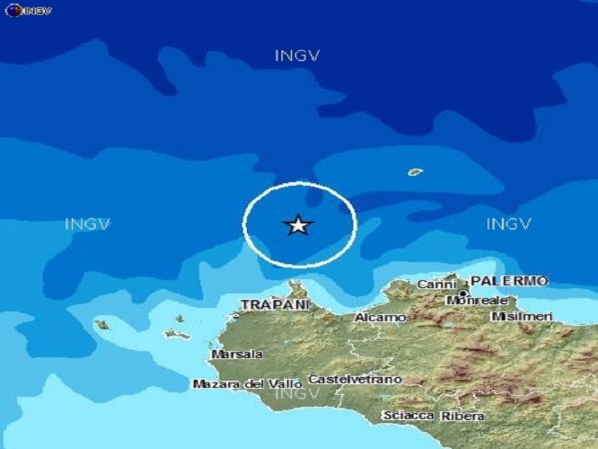 Trema la terra in Sicilia: due scosse di terremoto nella notte a Pantelleria e al largo delle isole Eolie