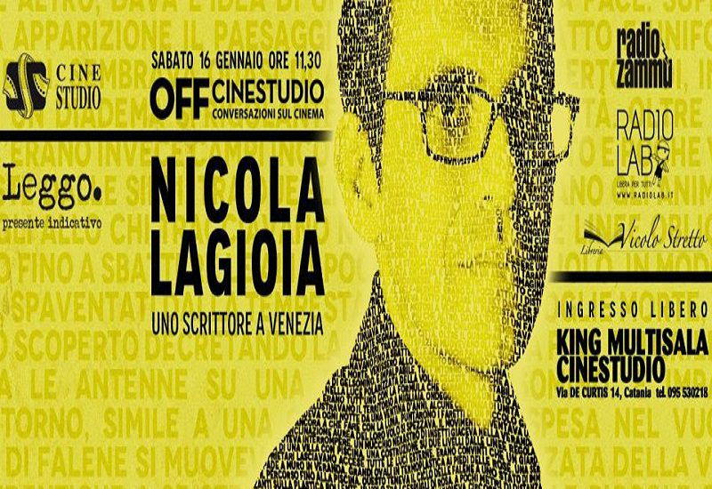 Lo scrittore Nicola Lagioia aprirà gli incontri della rassegna catanese OFF Cinestudio Lo scrittore Nicola Lagioia aprirà gli incontri della rassegna catanese OFF Cinestudio