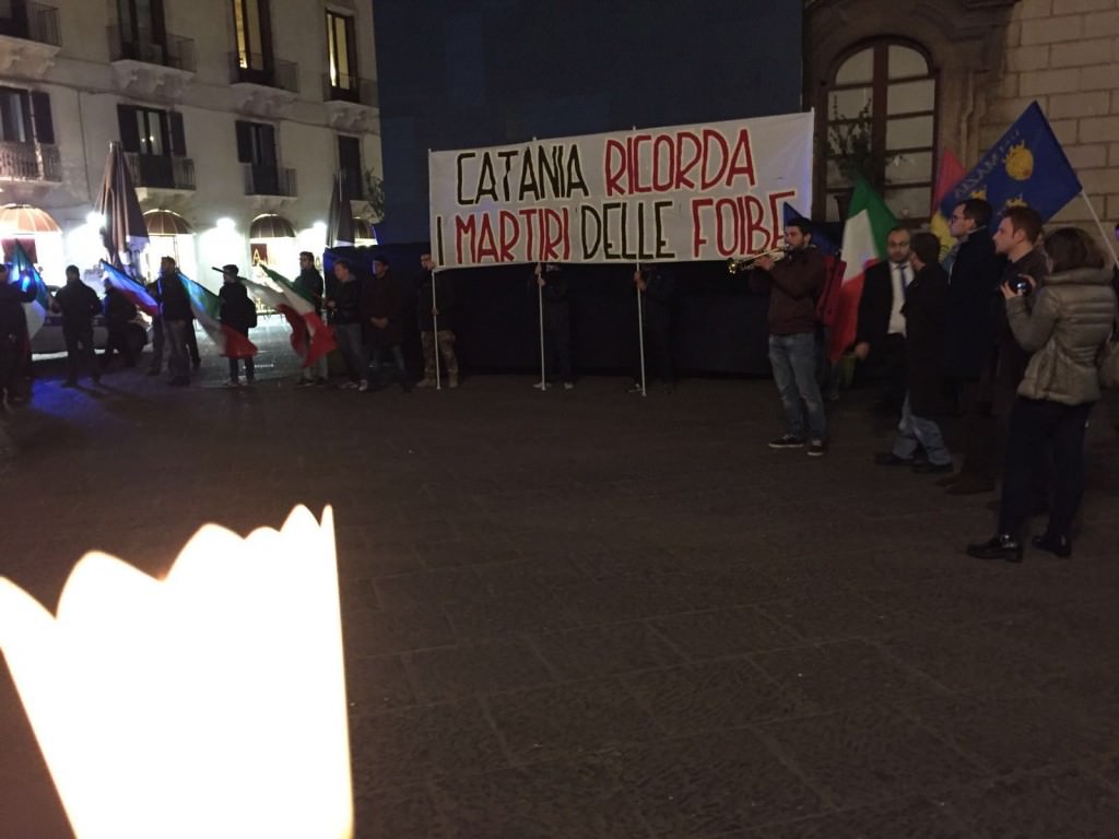 Nessun divario tra Nord e Sud: anche Catania ricorda vittime delle foibe