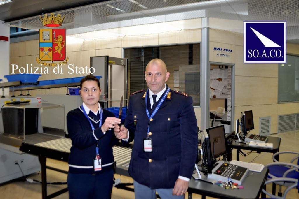 Comiso, un coltellaccio nascosto nel bagaglio: fermato nisseno all’aeroporto