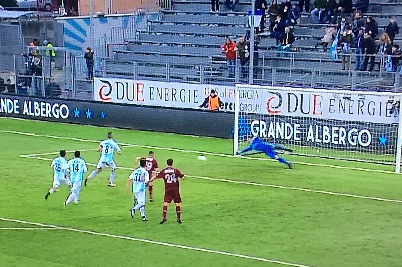 Trapani bastonato a Chiavari, 4 a 0 per l’Entella