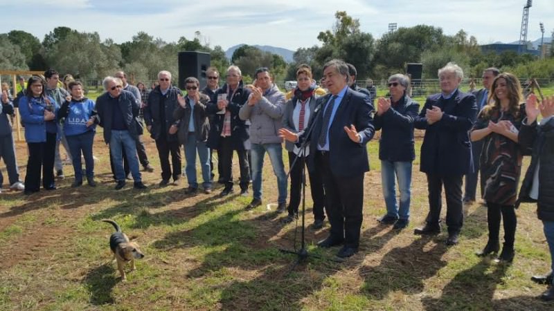 Inaugurata zona sgambatura cani alla Favorita di Palermo