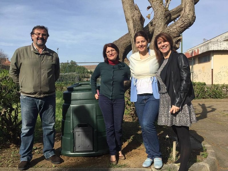 Compostiere per l’umido nelle scuole di San Gregorio