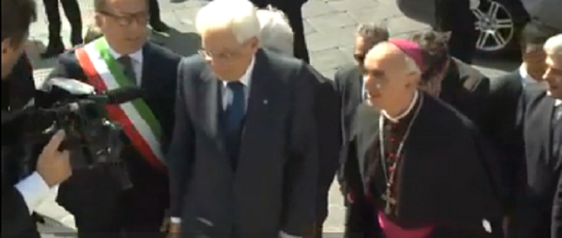 Mattarella e Franceschini in visita a Noto: “Grande prova della Sicilia”