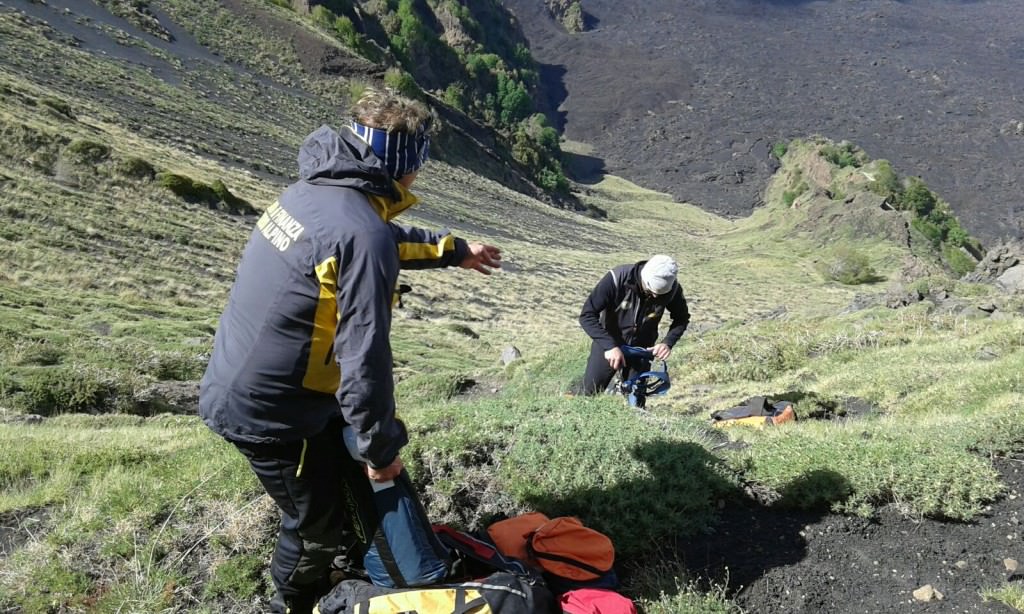 Soccorso e salvato turista tedesco sull’Etna