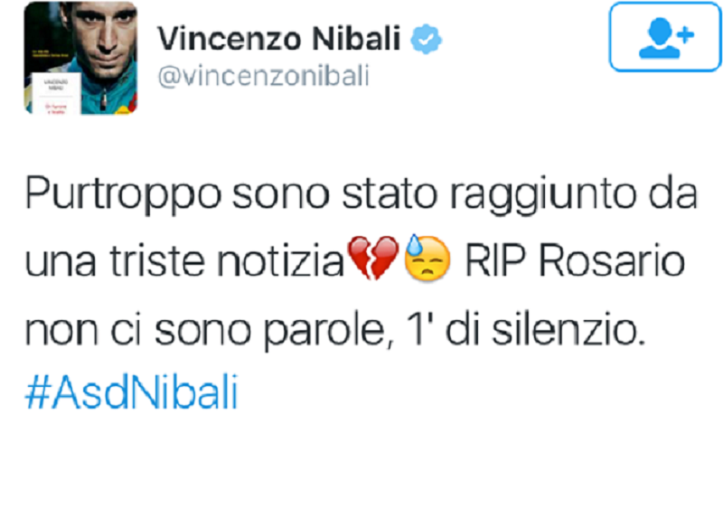 Giovane ciclista morto a Messina: su Twitter la dedica di Vincenzo Nibali