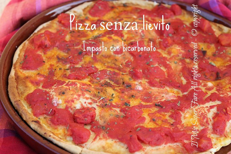 La ricetta del giorno: pizza con bicarbonato, senza lievito. Ecco come prepararla