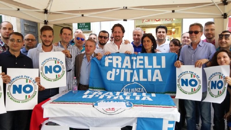 Catania, prendono vita il coordinamento FdI-An e il comitato per il “no” al referendum