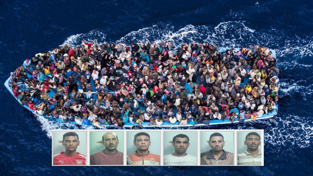 Fermati 6 scafisti egiziani per lo sbarco di 517 migranti al porto di Catania