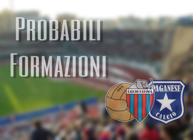 Catania-Paganese, le probabili formazioni
