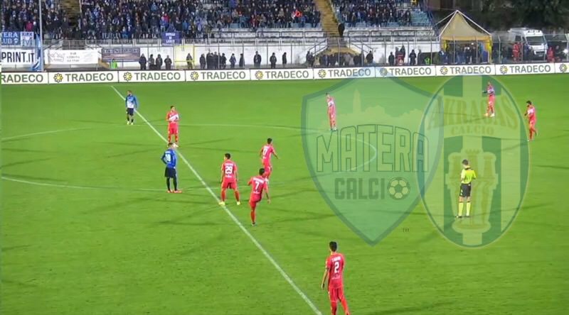 Il Matera è troppo forte per l’Akragas: crollo in Basilicata